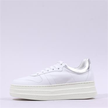 Marco Moreo Atlanta Platform M Trainer - White Silver